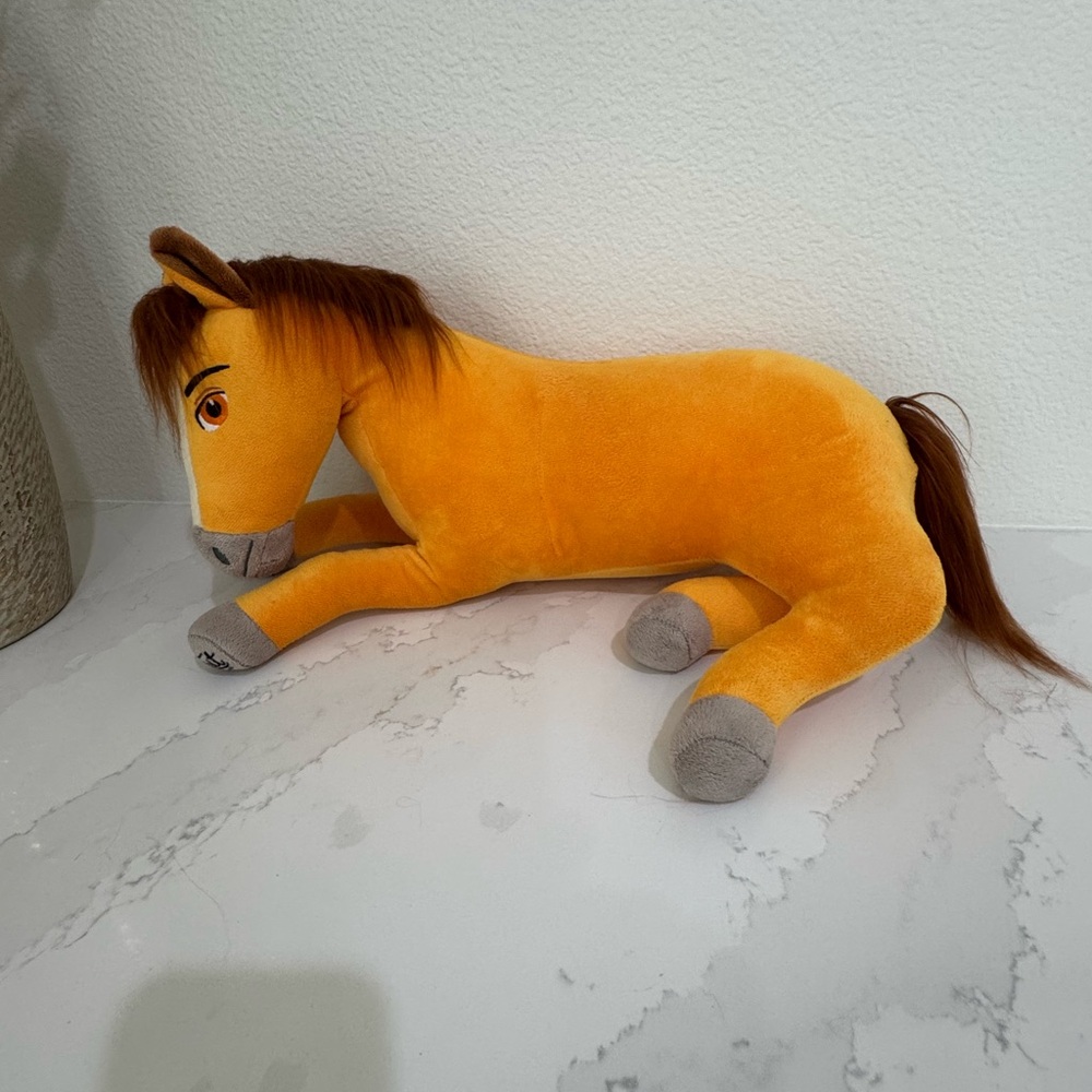 Children’s stuffed animal Dreamworks Franco “Spirit Riding Free”. Plush Horse